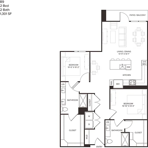 Floor plan B9