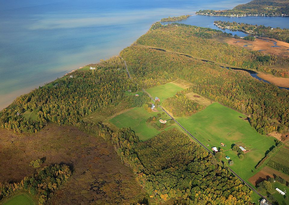 Aerial view of property