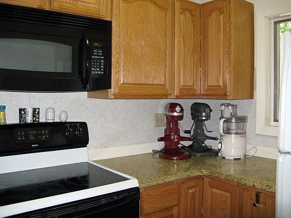 Separate section of kitchen