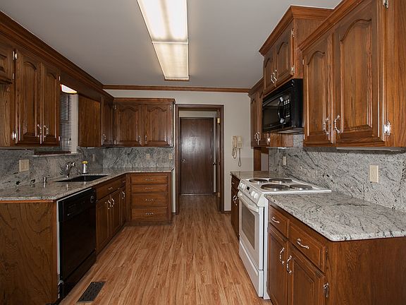View from kitchen to Laundry room
