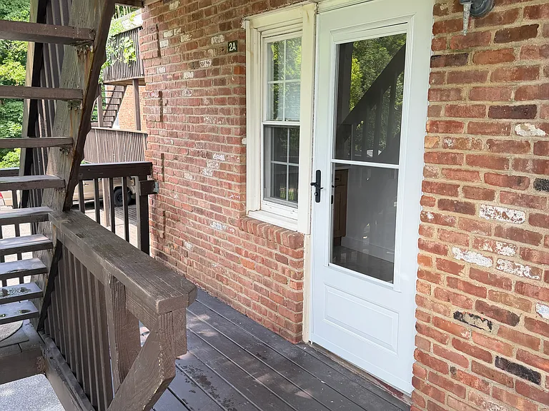 back door to laundry and parking
