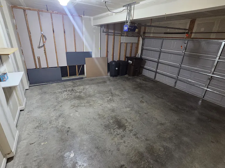 Large 2-car garage