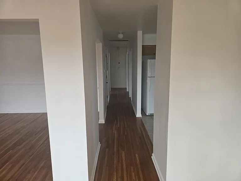 Apartment hallway.