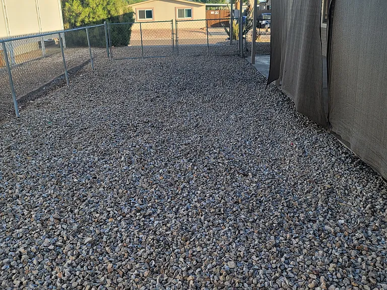 East Side of Backyard