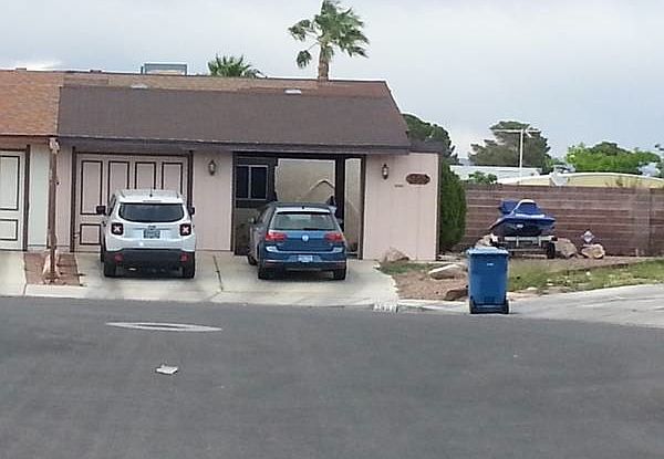 Front of house. Room for three cars.