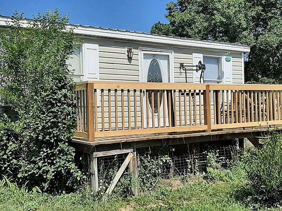 The new railing around the front deck