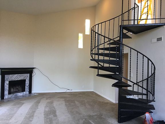 Living room - carpet was replaced with engineered hardwood