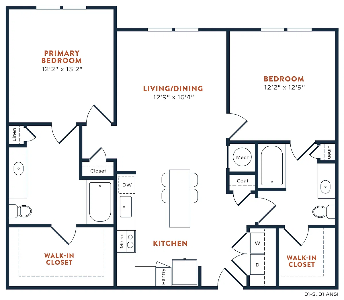 Floor plan B1