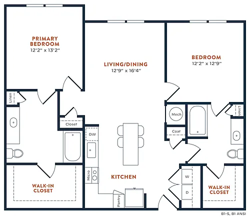Floor plan B1