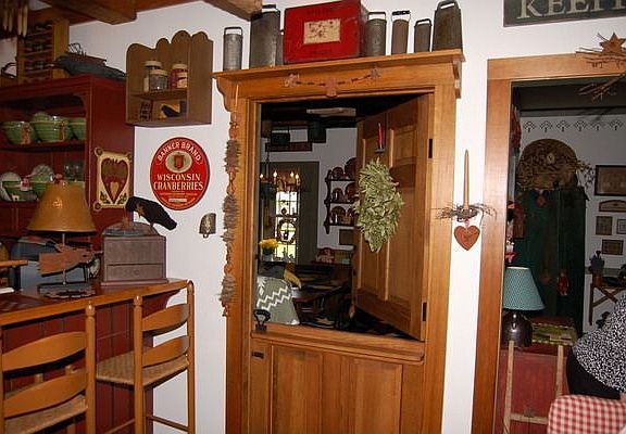 Dutch Door to Dining Room