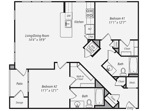 Floor plan B17SC