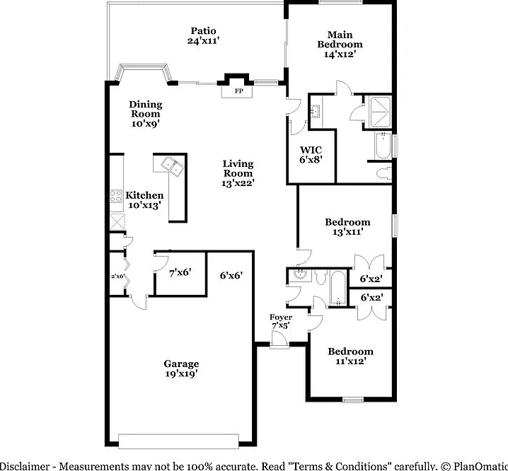 3 bed, 2.0 bath, 1524 sqft, $2,080 — Photo 2