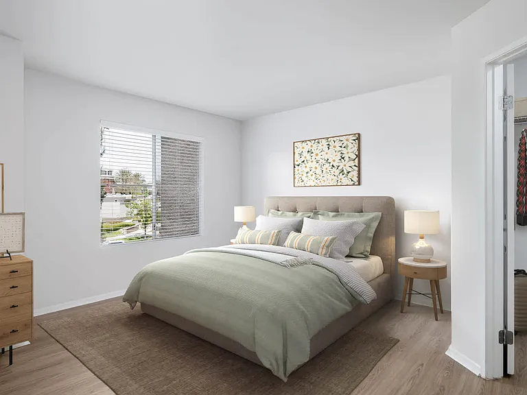 Bedroom with Hard Surface Flooring