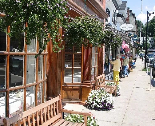 Shops and restaurants