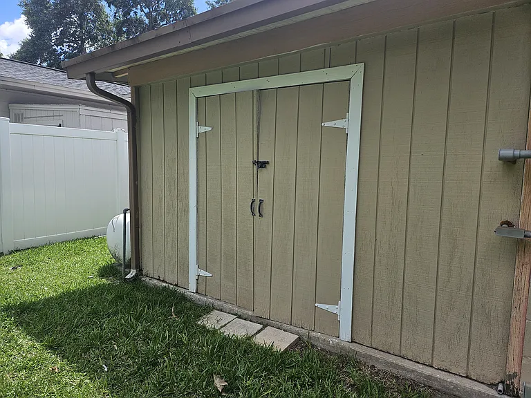 Backyard shed