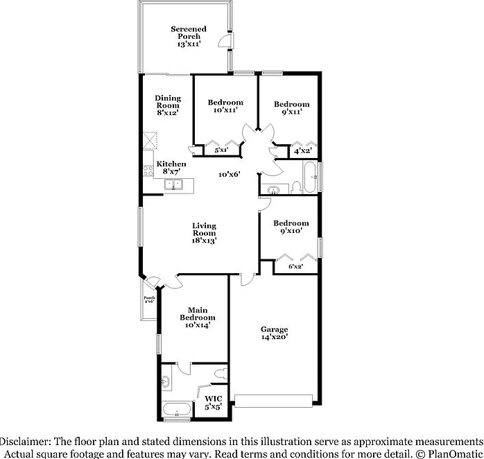 4 bed, 2.0 bath, 1322 sqft, $2,100 — Photo 2