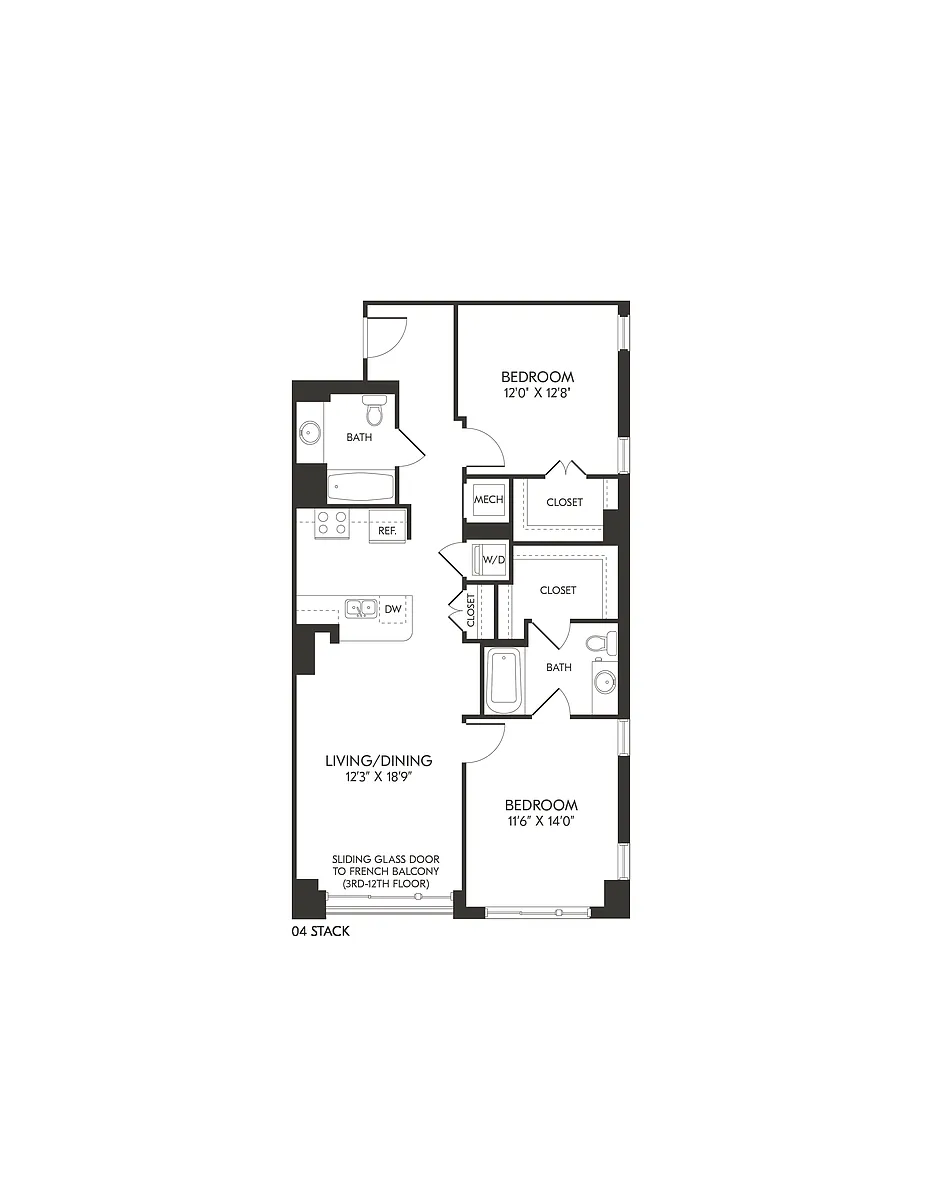 Floor plan 100-B1