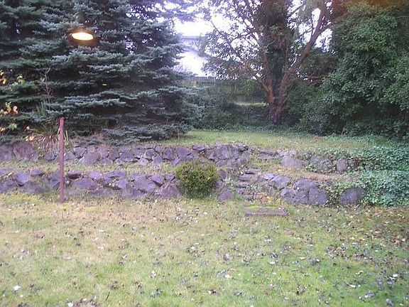 Huge terraced backyard