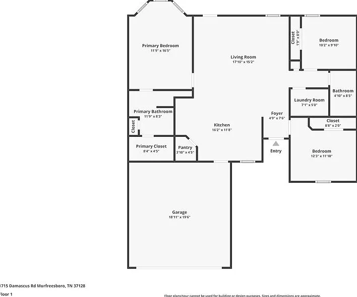 3 bed, 2.0 bath, 1288 sqft, $1,915 — Photo 2