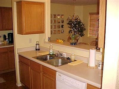 Kitchen looking towards dining area