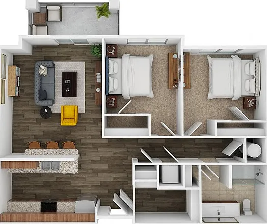 The Onyx | 2 bed / 1 bath The Onyx | 2 bed / 1 bath