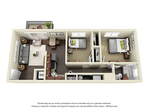 Floor plan 2X1 P