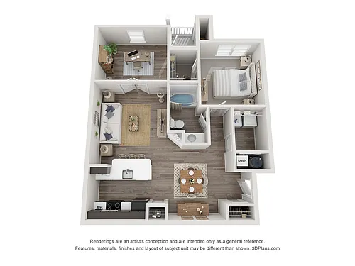 Floor plan The Mimosa | Renovated