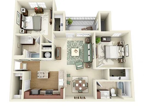 Floor plan The Everglade