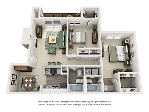Floor plan B3