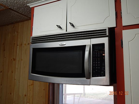 new stainless microwave