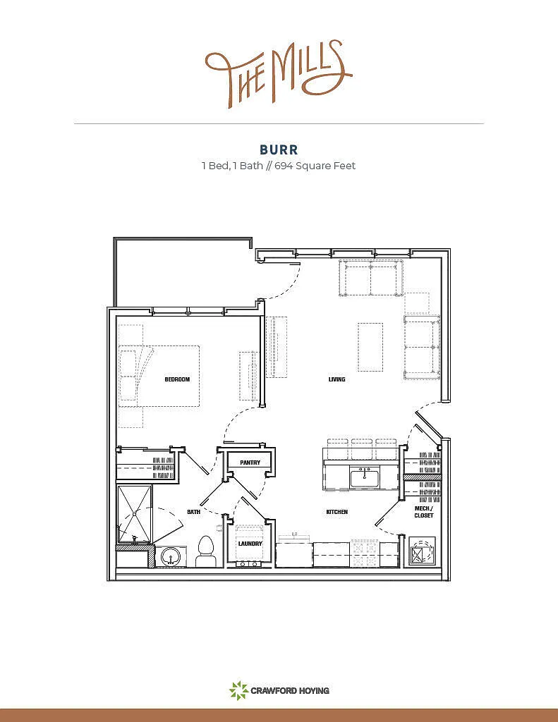 Floor plan Burr