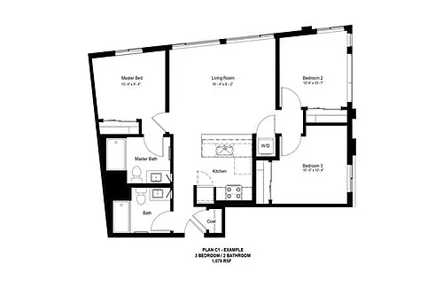Floor plan Plan C1