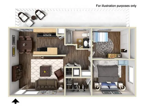 Floor plan B1H