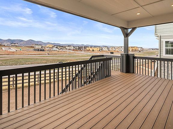 Large covered deck