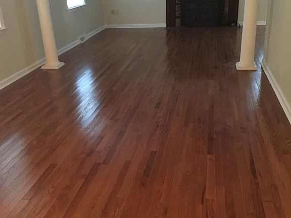 Living room leading into fam