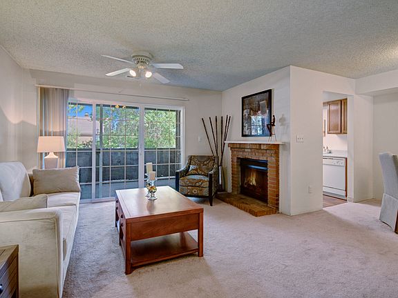 Windtree Living Room With Fireplace