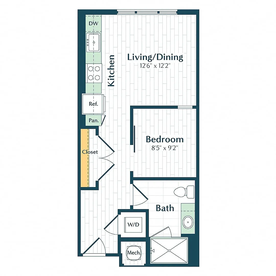 Floor plan S1B
