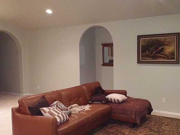 Living room when furnished