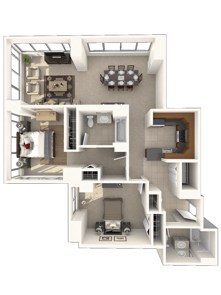 Floor plan Salute