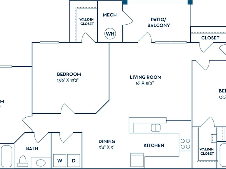 3 Bedroom | 2 Bath | 1426 SF 3 Bedroom | 2 Bath | 1426 SF