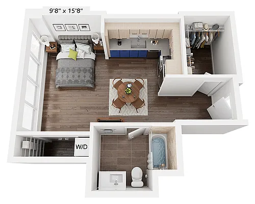Floor plan Studio E1DD