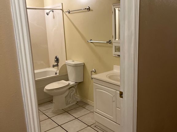 Full bathroom shared by you and two other male roommates