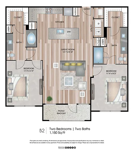 Floor plan B2