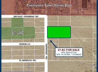 Morongo Rd, Twentynine palms, CA 92277