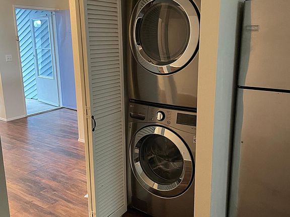 Washer and dryer in the unit