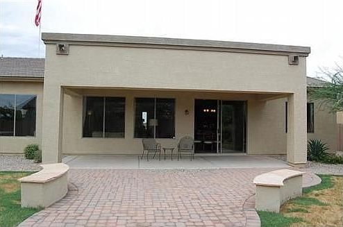 Directly looking at back of house