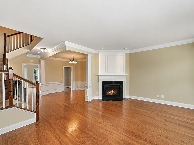 2nd Level - Spacious Living Room Flows into Dining Room