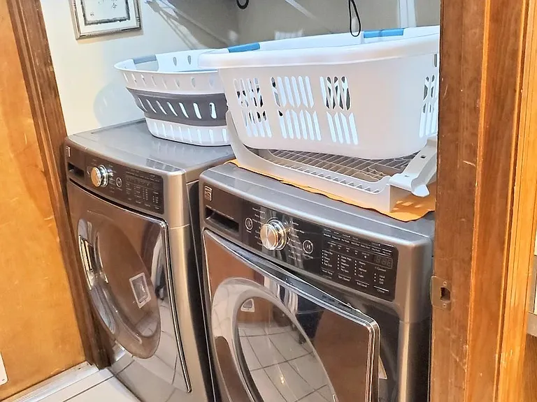 Large Washer, Dryer