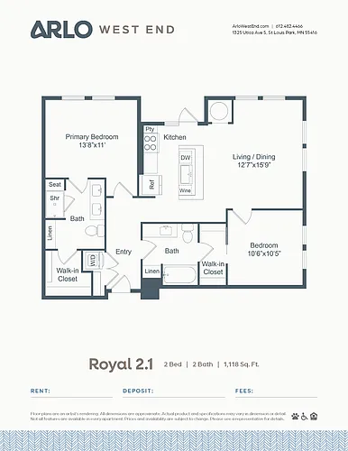 Floor plan Royal 2.1
