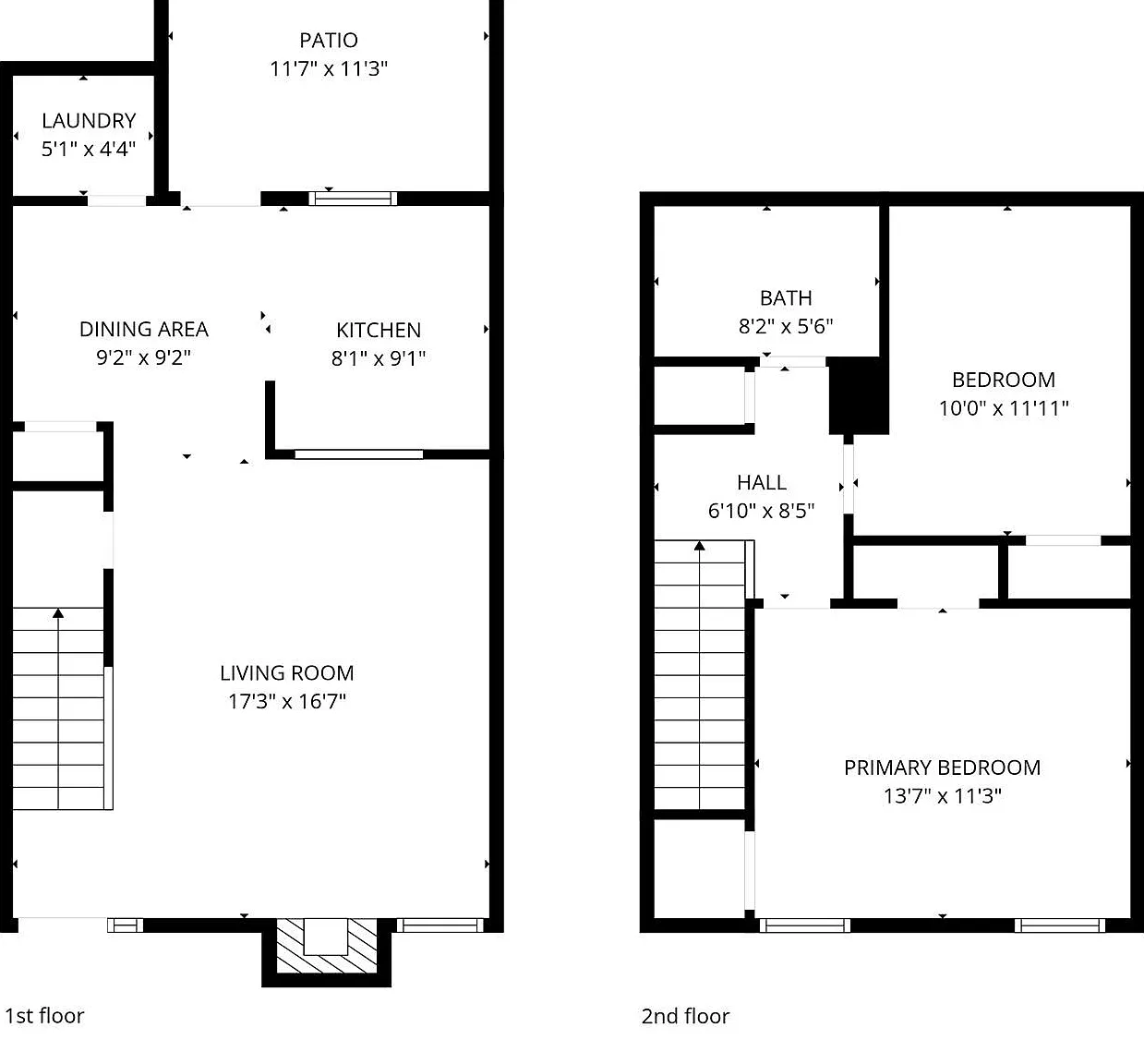 2 bed, 1.5 bath, 968 sqft, $1,500 — Photo 2